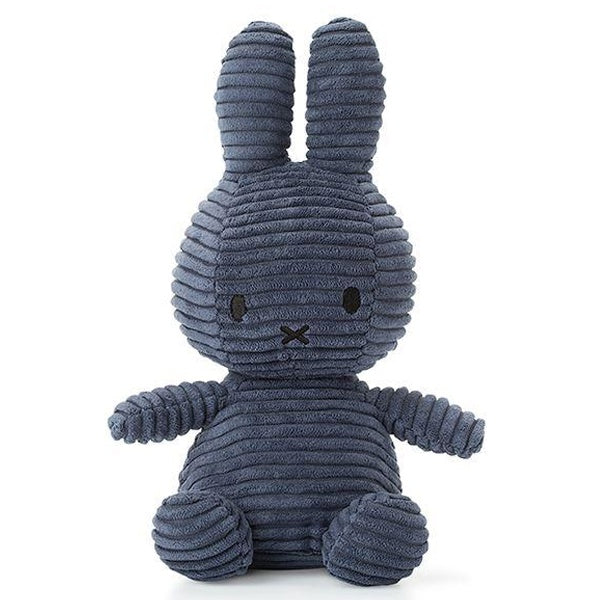 Dark Blue Corduroy Miffy Toy 24cm
