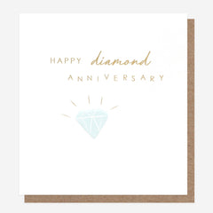 Happy Diamond Anniversary Card