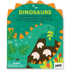 Dinosaurs Colouring Book and Stickers