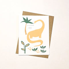 Dinosaur Thank You Pack of 8 Cards