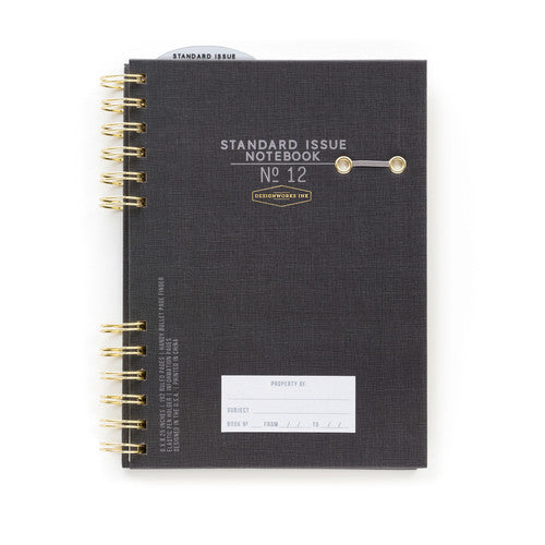 Standard Issue Notebook No12-Black