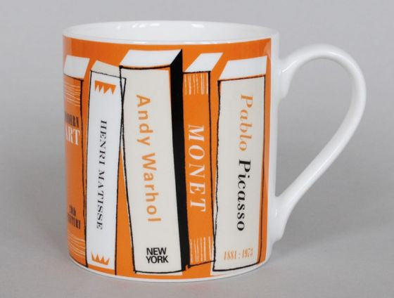 Orange Books Mug