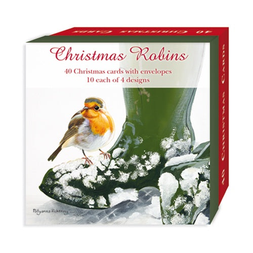 Christmas Robins Christmas Card Box