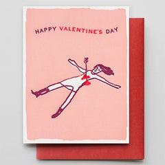 Happy Valentines Day Cupid Arrow Card