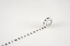 Alphabet Washi Tape