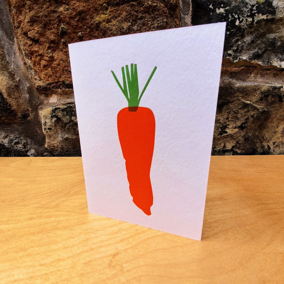 Carrot Print Card