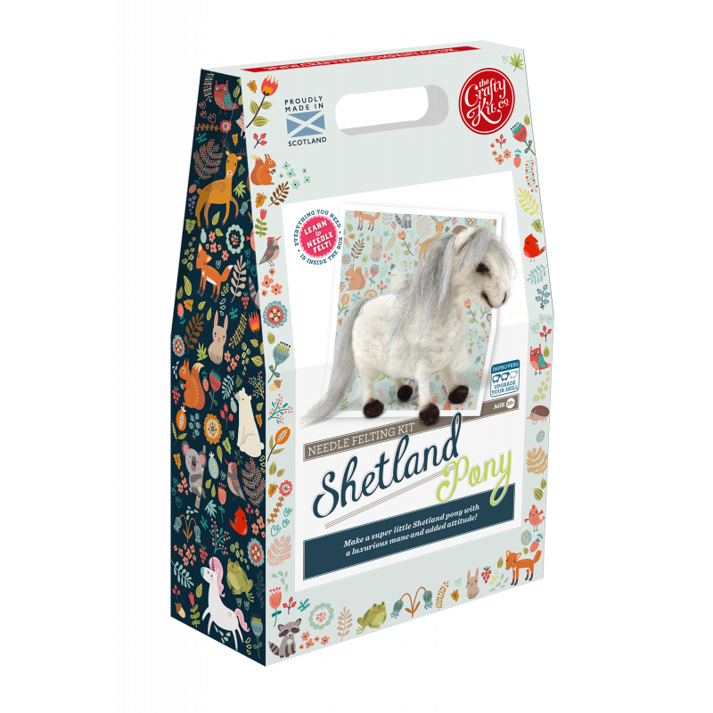 Shetland Pony Needle Felting Kit