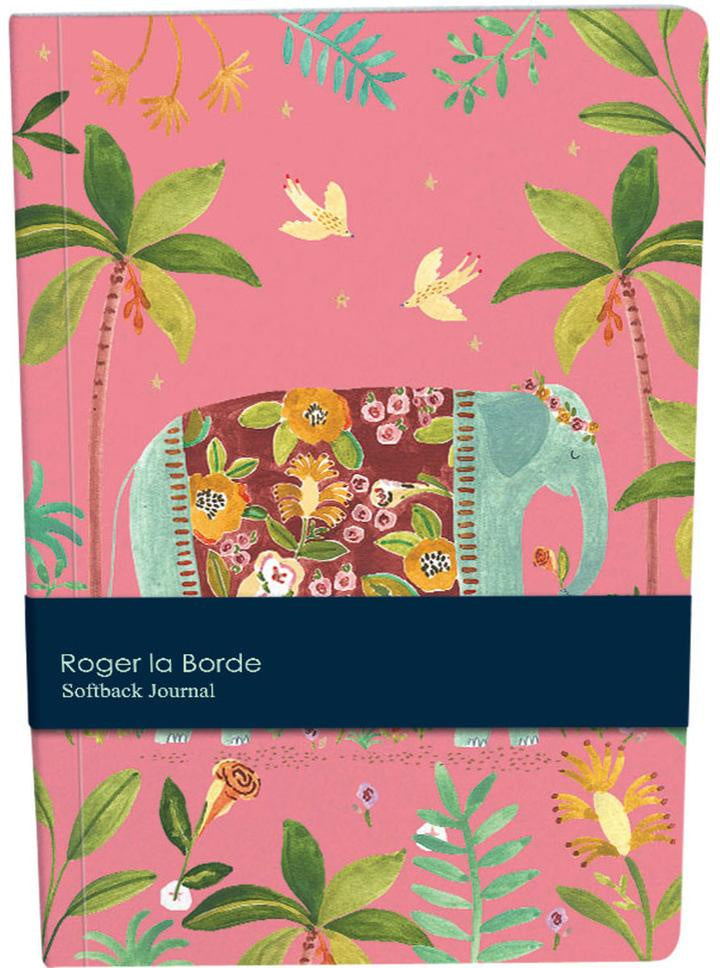 Over The Rainbow Elephant Soft Book Journal