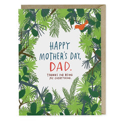 Happy Mothers Day, Dad Card