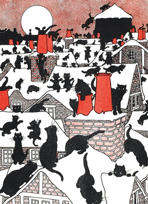 British Library A Black Cat Holiday Pack of Cards