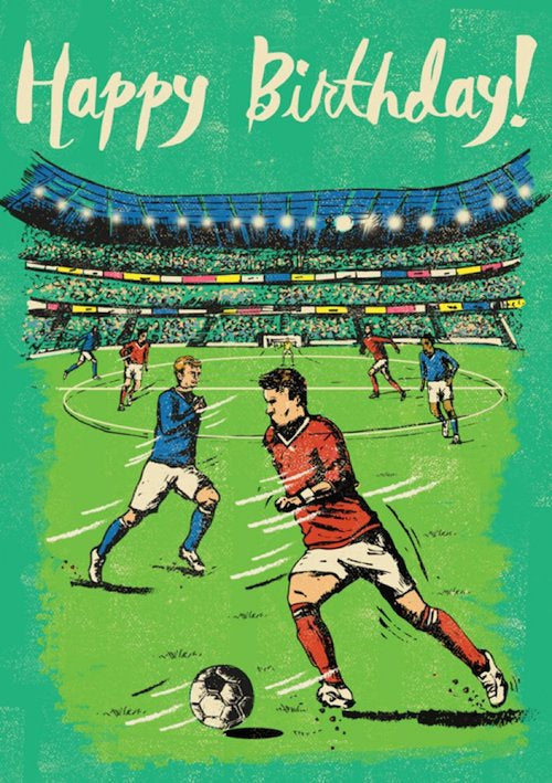 Happy Birthday Football Card