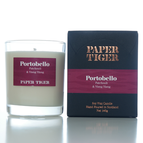 Paper Tiger Portobello Patchouli & Ylang Ylang Medium Candle