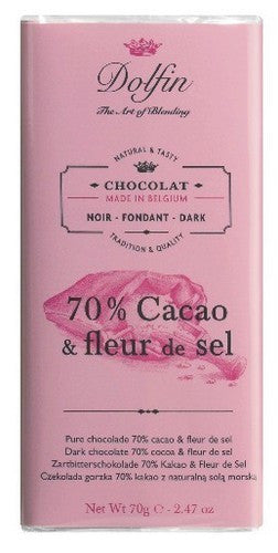 Dolfin Sea Salt Dark Chocolate 70%