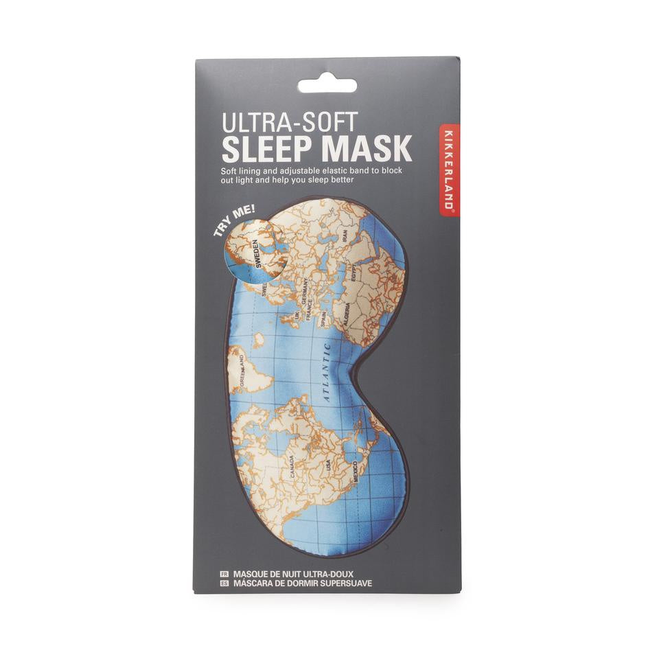 World Map Sleep Mask