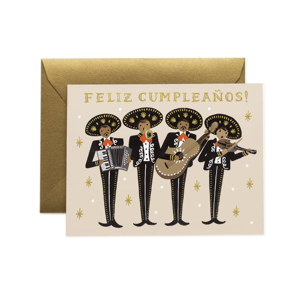Mariachi Feliz Cumpleanos Birthday Card