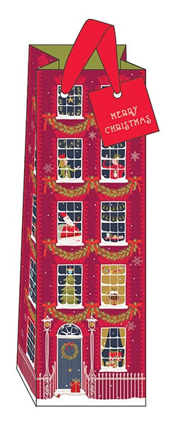 House Facade Bottle Bag