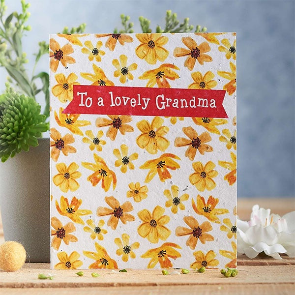 Lovely Grandma Seed Card