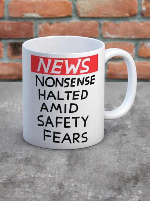 News Nonsense Halted Mug