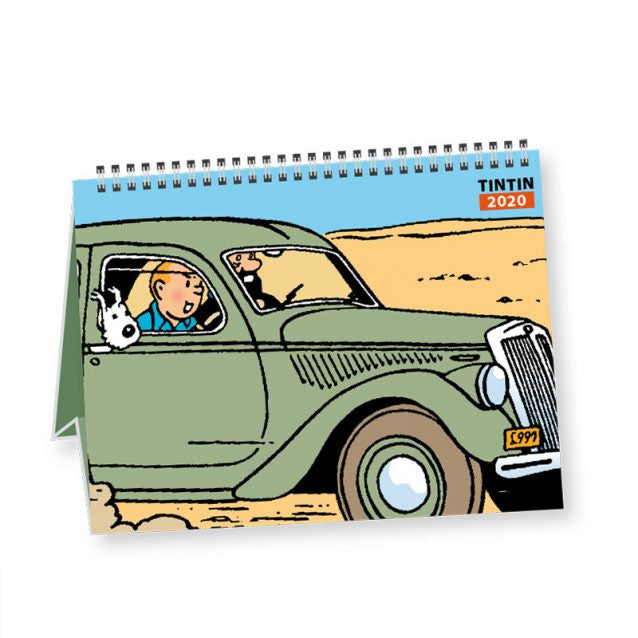 Tintin Desk Calendar 2020