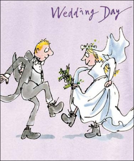 First Dance Quentin Blake Wedding Card