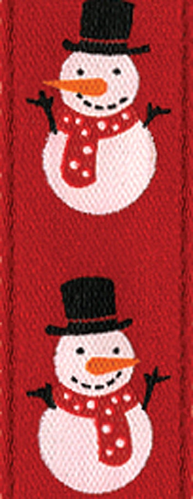 Ribbon - Red Snowman