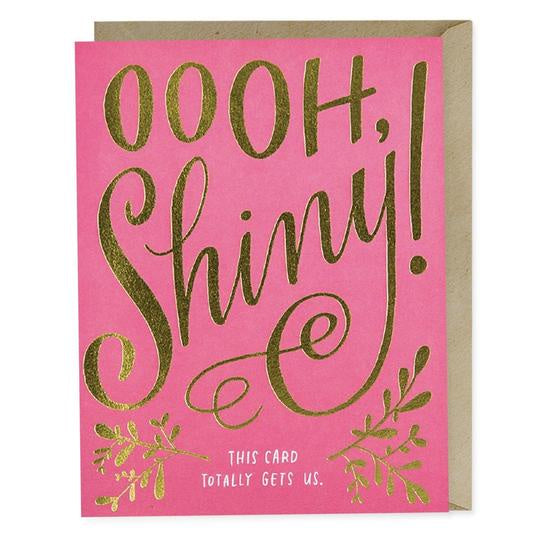 Ooh, Shiny Gold Foil Card