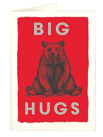 Big Hugs Small Card