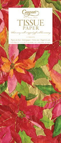 Gold Poinsettia Tissue