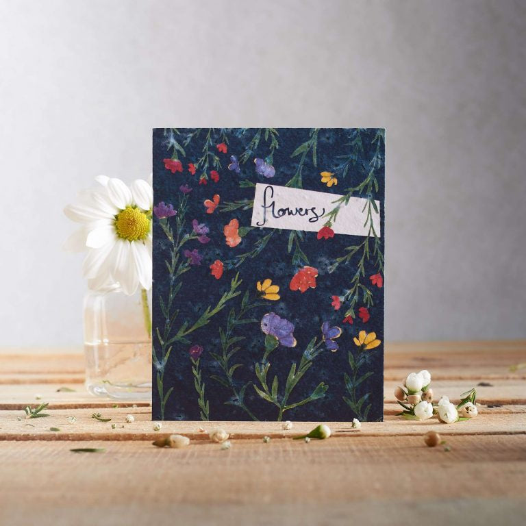 Wax Flower Seed Card