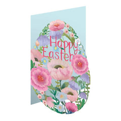 Easter Floral Egg Card