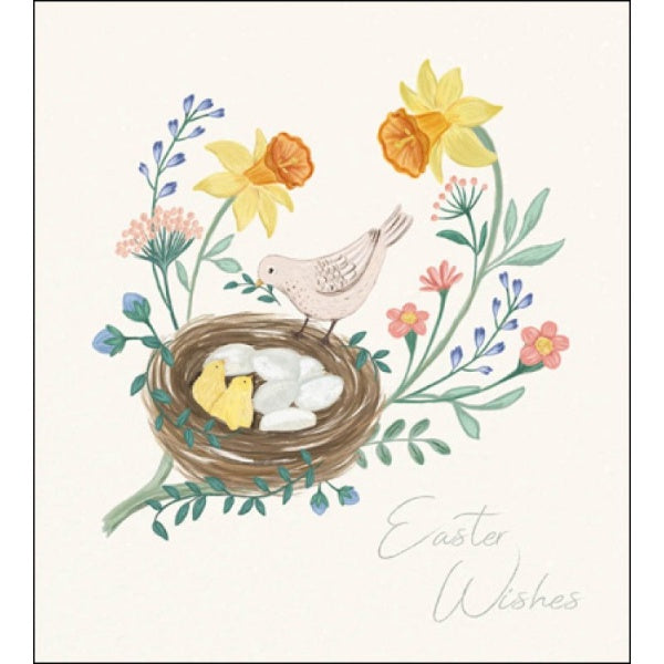 Easter Wishes Bird’s Nest Pack of 5 Cards