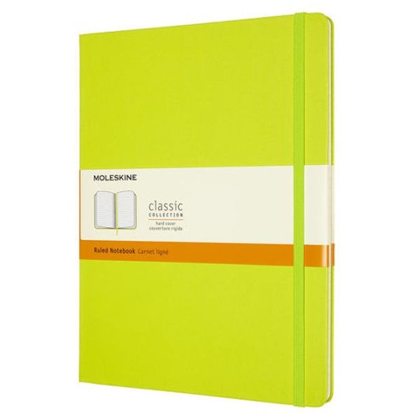 Moleskine XL Hardcover Ruled Notebook Lemon Green
