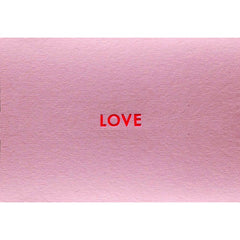 Love Neon Pink Card