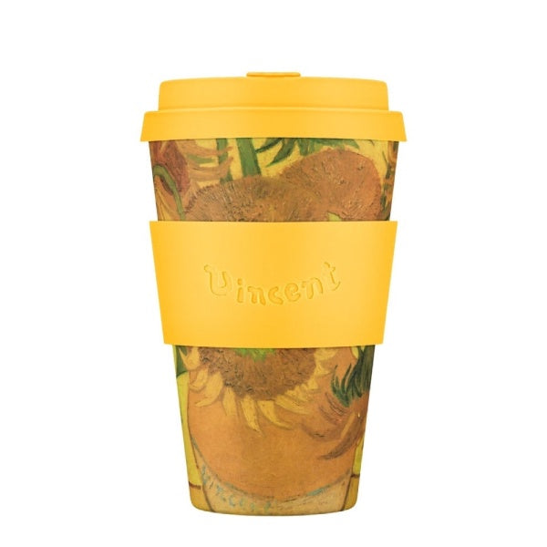 Ecoffee Cup Van Gogh Sunflowers 14oz