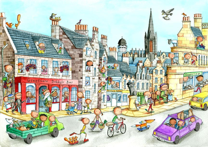 Greyfriar's Bobby Postcard
