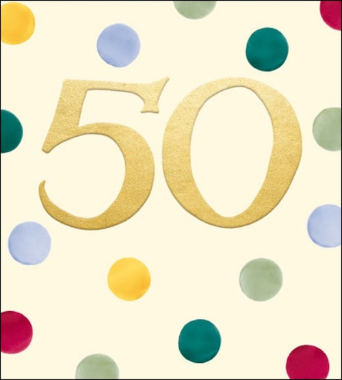 50th Dots Card