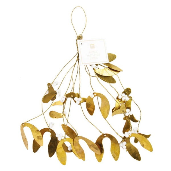 Botanical Mistletoe Metal Mistletoe Sprig