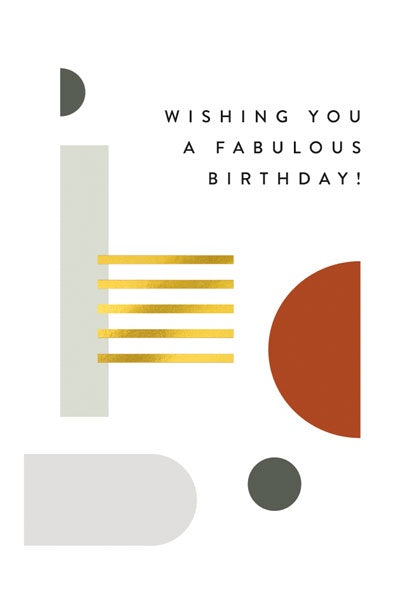Fabulous Birthday Balance Card