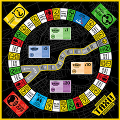 Edinburgh Taxi Board Game