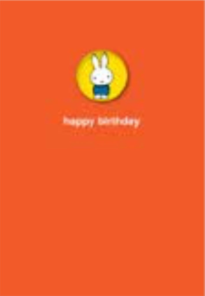 Miffy Birthday Badge Card