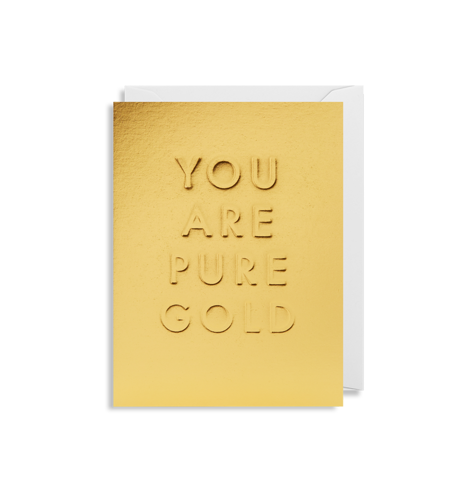 You Are Pure Gold Card