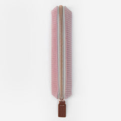 Pink Jumbo Cord Velvet Pencil Case