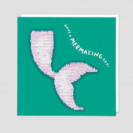 Mermazing Day Sequin Patch Card