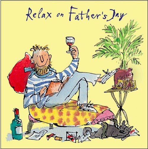 Relax On Father’s Day Quentin Blake Card