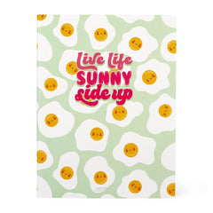 Egg Sunny Side Up Softcover Large Lined Notebook