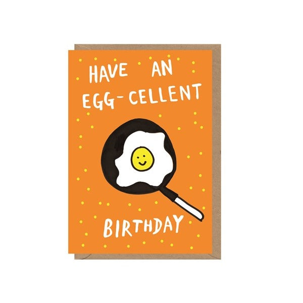 Egg-Cellent Birthday Card