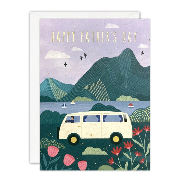 Father's Day Camper Van Sunbeams Card