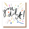 You Did It Confetti Card