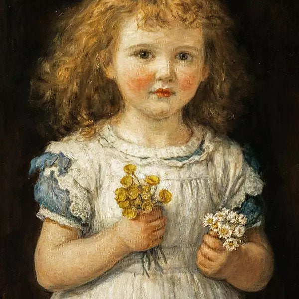 Buttercups And Daisies Art - Ickles Mini Card