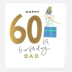 Happy 60th Birthday Dad Card
